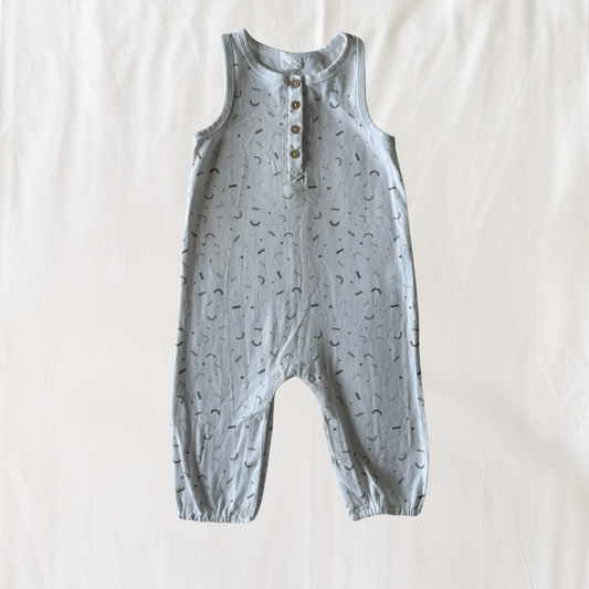 Little Bundle Long leg Romper | Size 6-12m