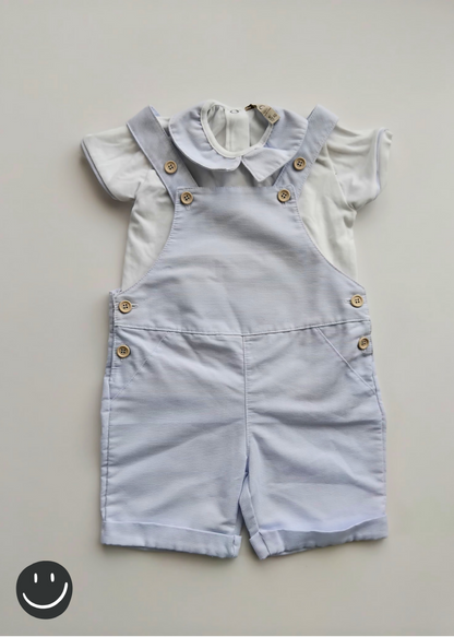 EMC Top + Shortalls Set | 6-12 months