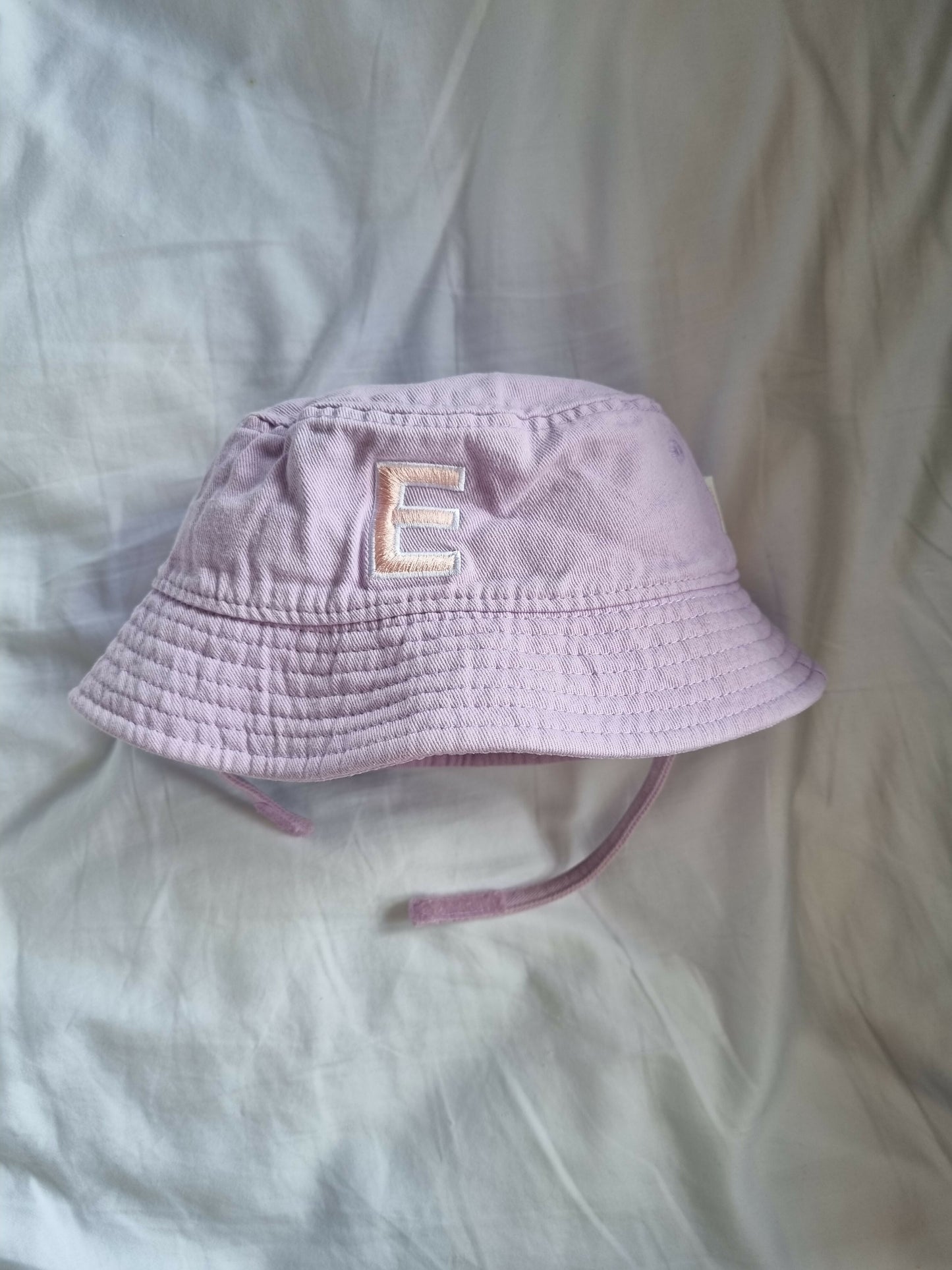 Seed Baby Initials E Bucket Hat | Purple | Size One Size