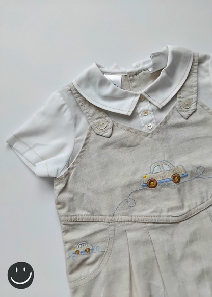 Sarah Louise Romper - Cars| 18-24 months