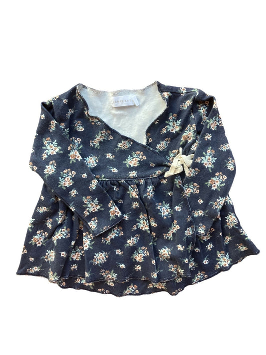 (3-6M) JAMIE KAY FLORAL WRAP TOP