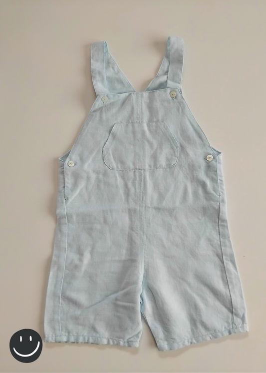 Absorba Linen Blend Shortalls | Size 2-3