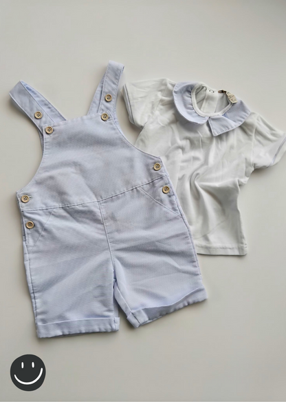 EMC Top + Shortalls Set | 6-12 months