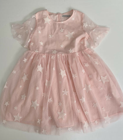 Baby pink star tulle dress size 12