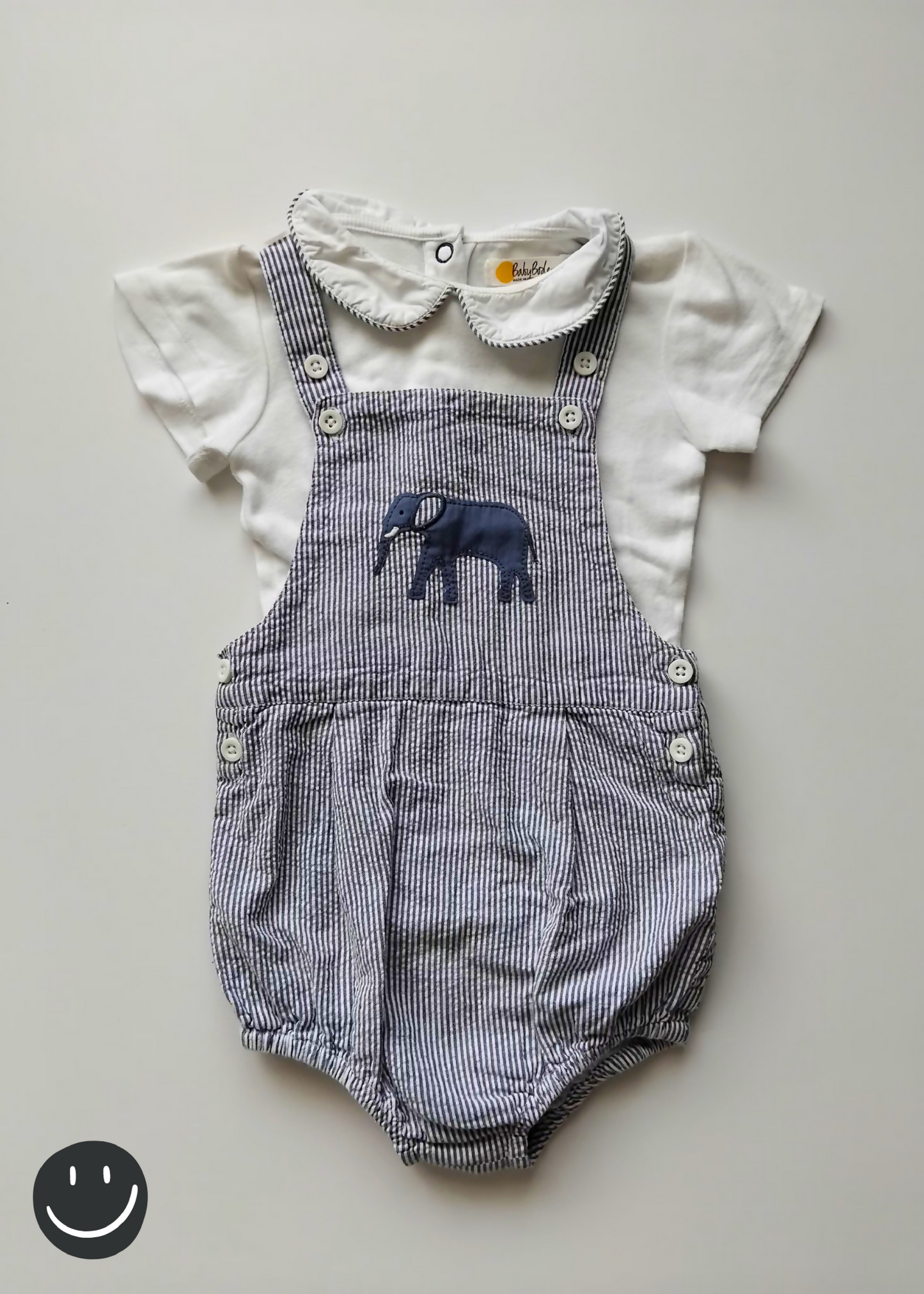 Baby Boden Romper + Bodysuit Set | Size 12-18 months