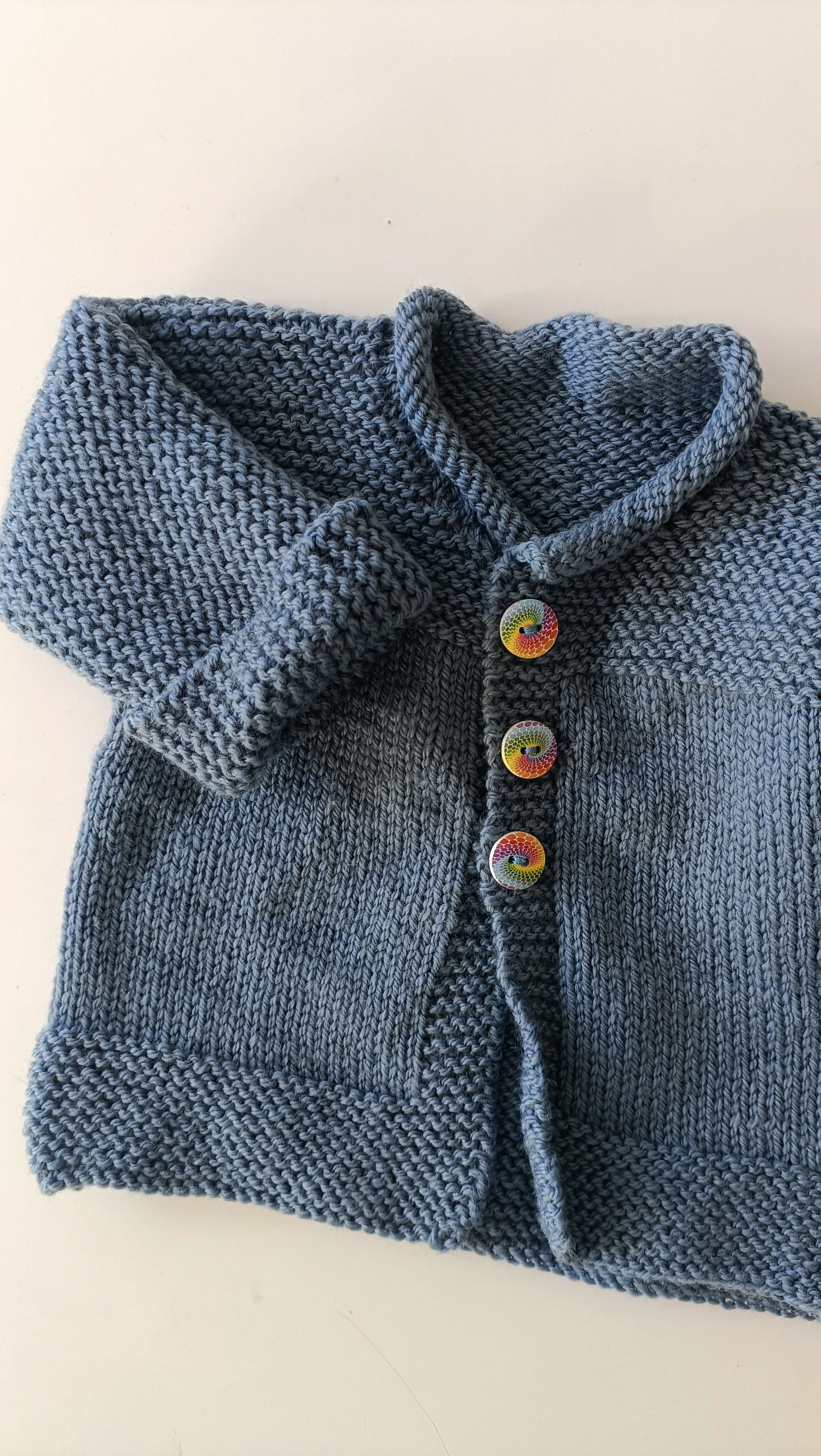 Handknit Cardigan | Size 0-3m