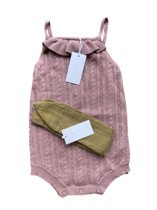 BNWT JAMIE KAY BODYSUIT AND HEADBAND (2Y)