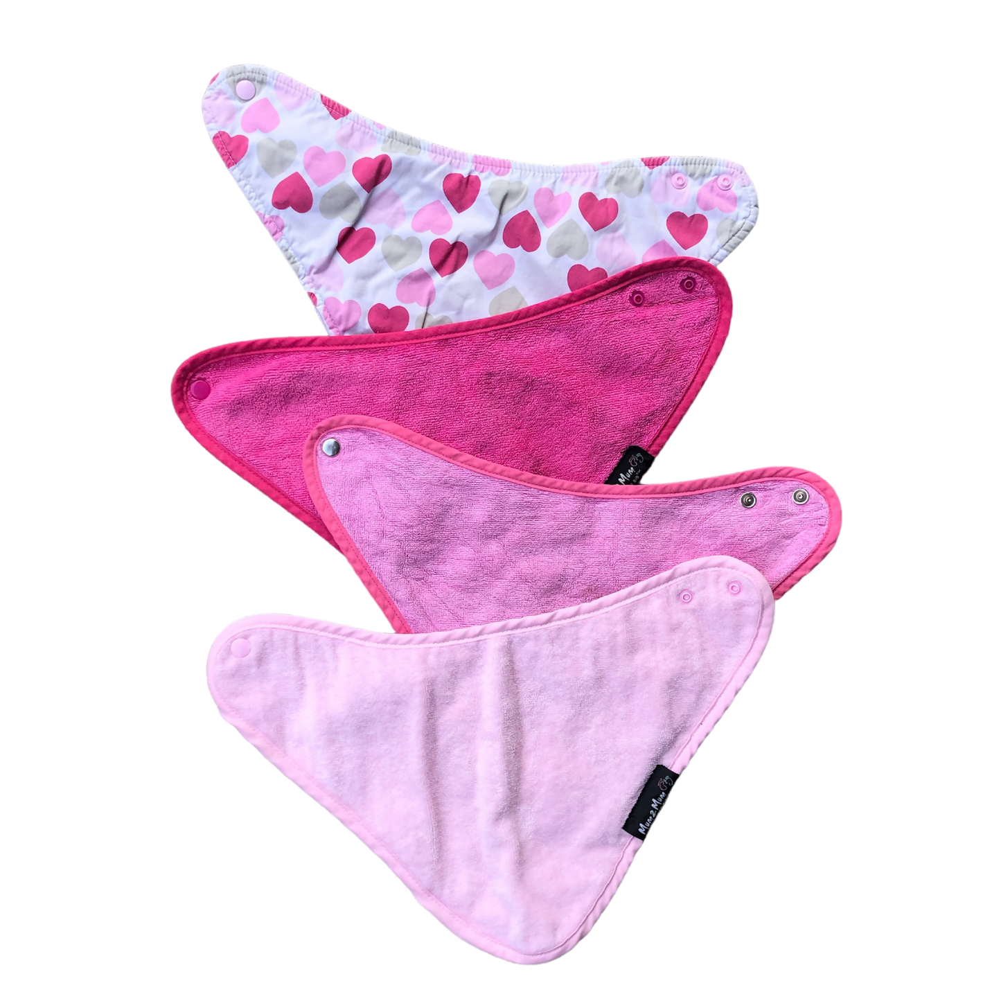 Mum2Mum | Bandana Bib Bundle | Pink