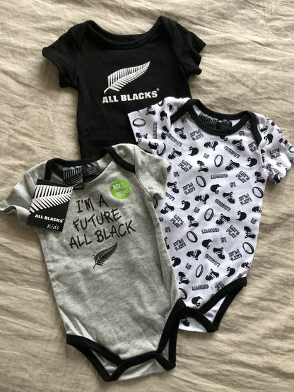 ALL BLACKS | BODYSUIT SET | 6-9M