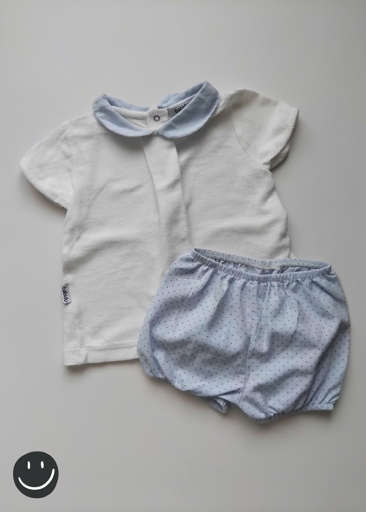 Babidu Matching Top + Bloomers Set | Size 12-18 months