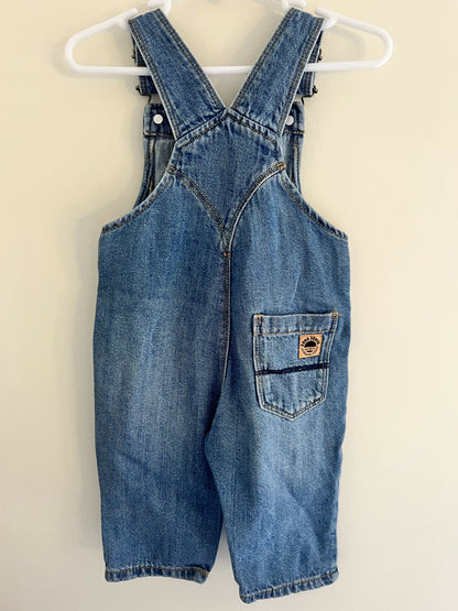 Zara denim overalls