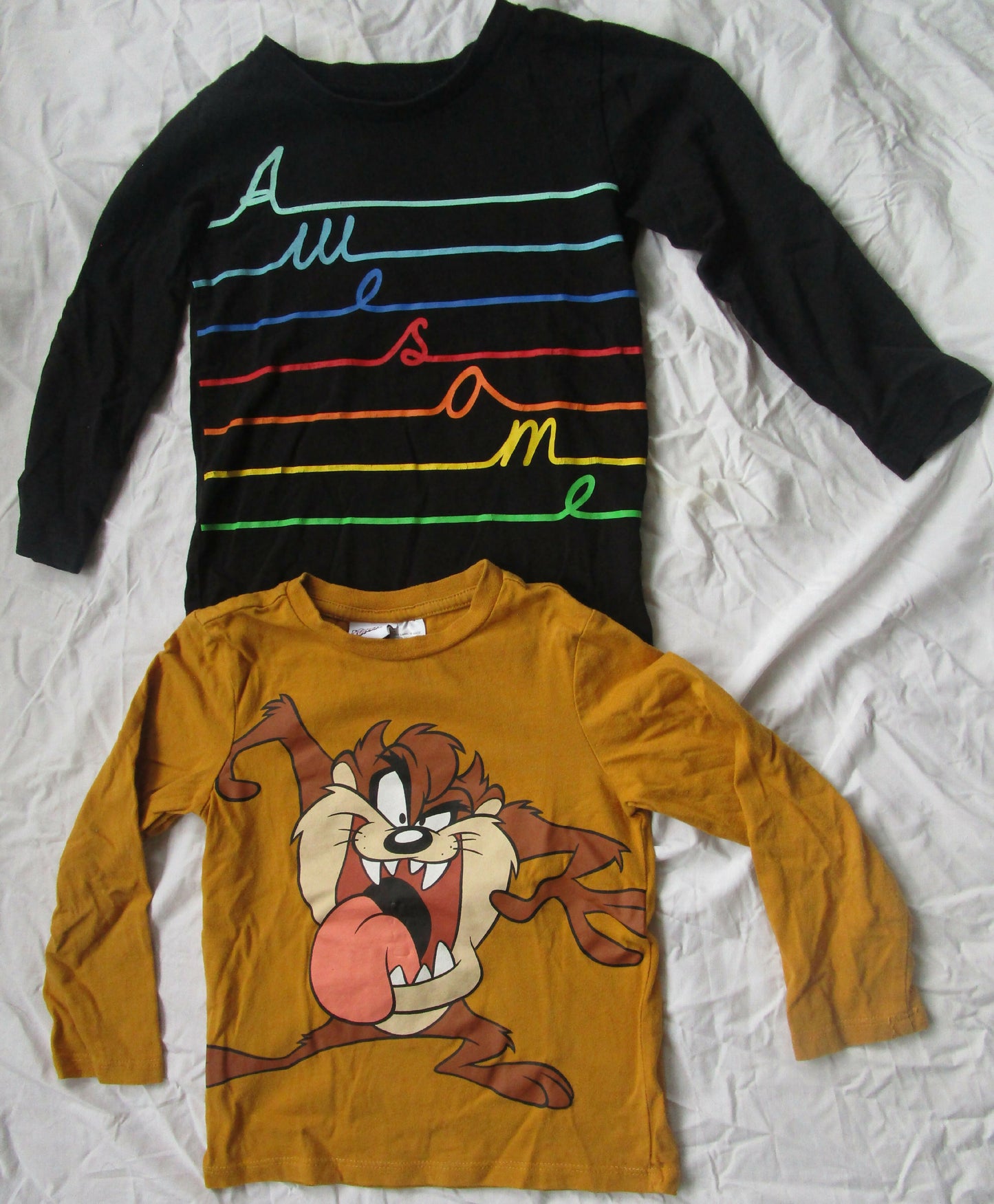 Next and looney tunes, long sleeve tees, size 3-4