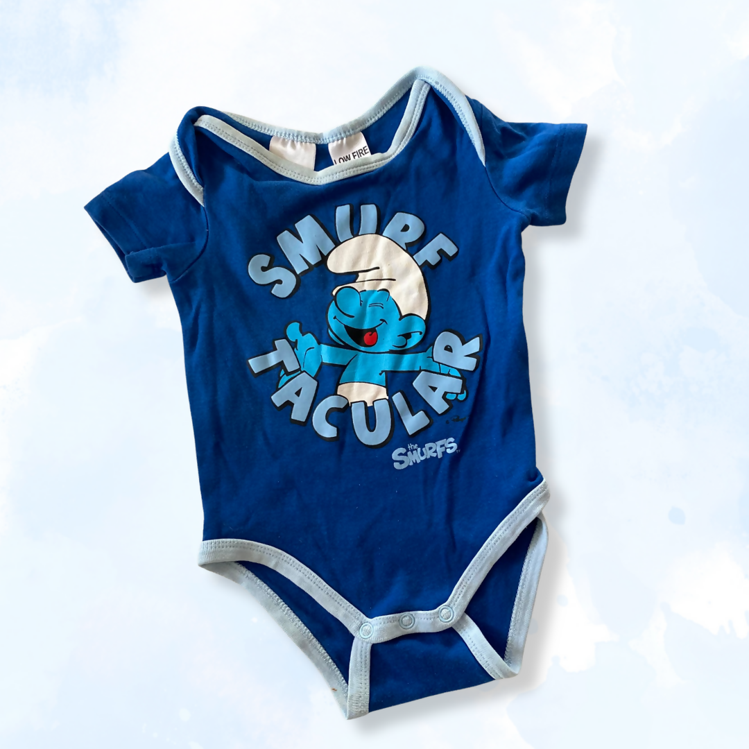 Smurfs Bodysuit Size