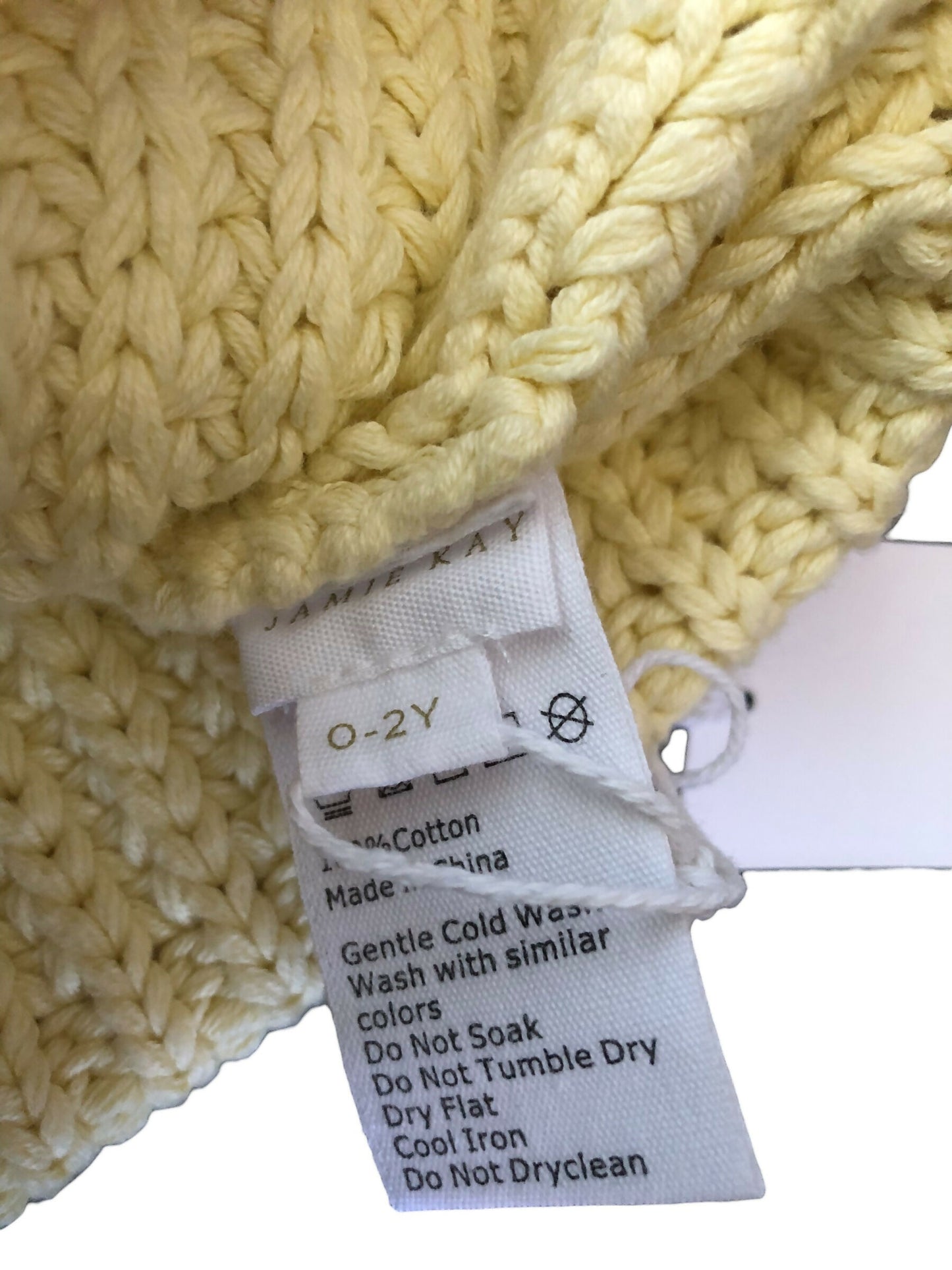 JAMIE KAY - BNWT - Cream Bobble Knit - Age 0-2 Years