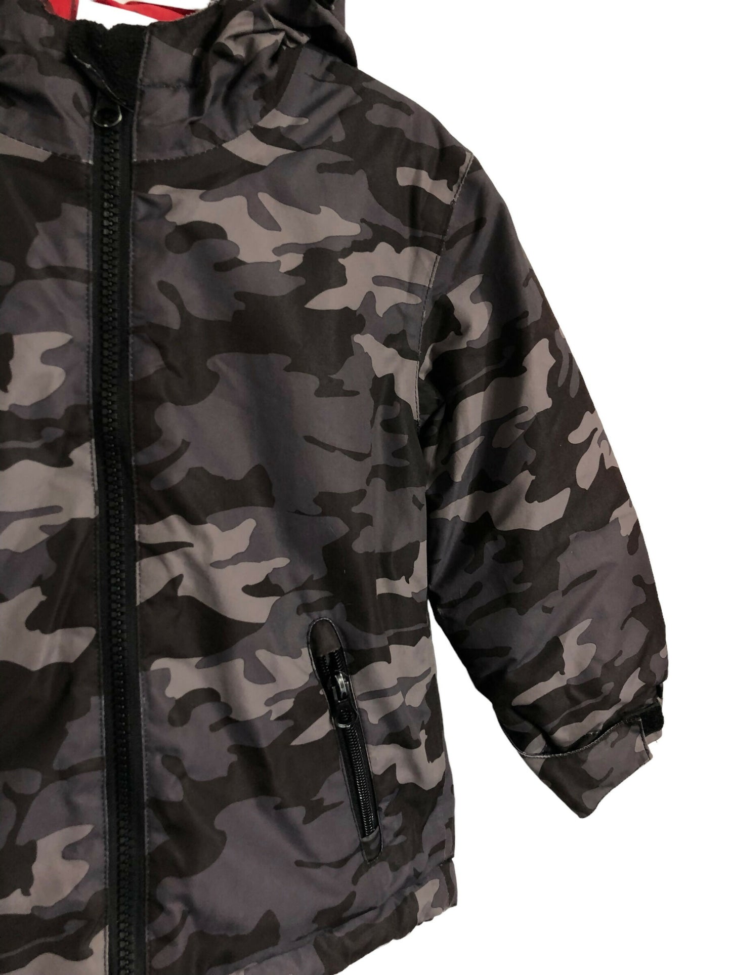 YOUNG ORIGINAL - Grey Camouflage Winter Jacket - Age 3