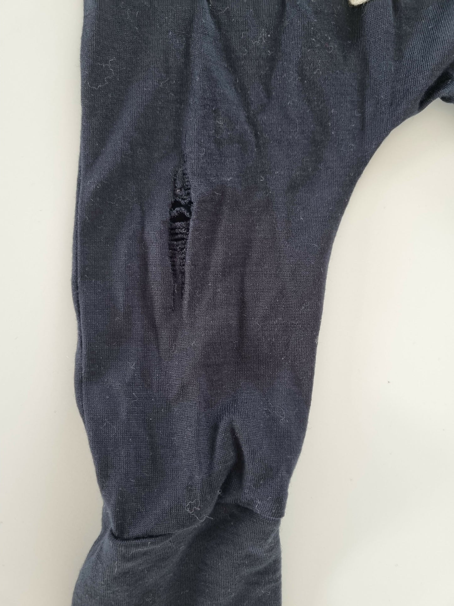 Nature Baby Merino Navy Pants, Size 6-12m