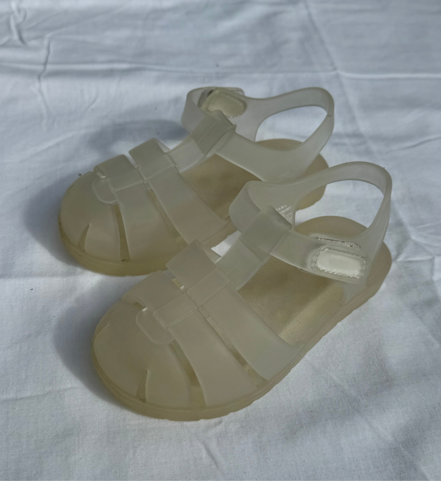 Zara Frosted Jelly Sandals