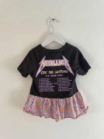 COK Metallica Tee, size 5-6