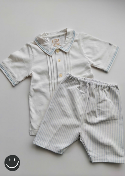 Emile Et Rose Top + Striped Shorts Set | Size 12-18 months BNWT