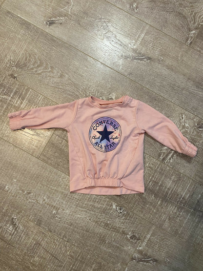 Pink Converse Jumper - Size 0