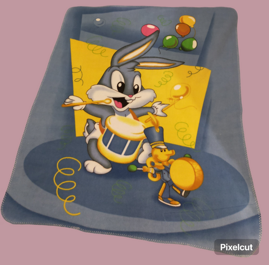 Baby Bugs Bunny fleecy blanket