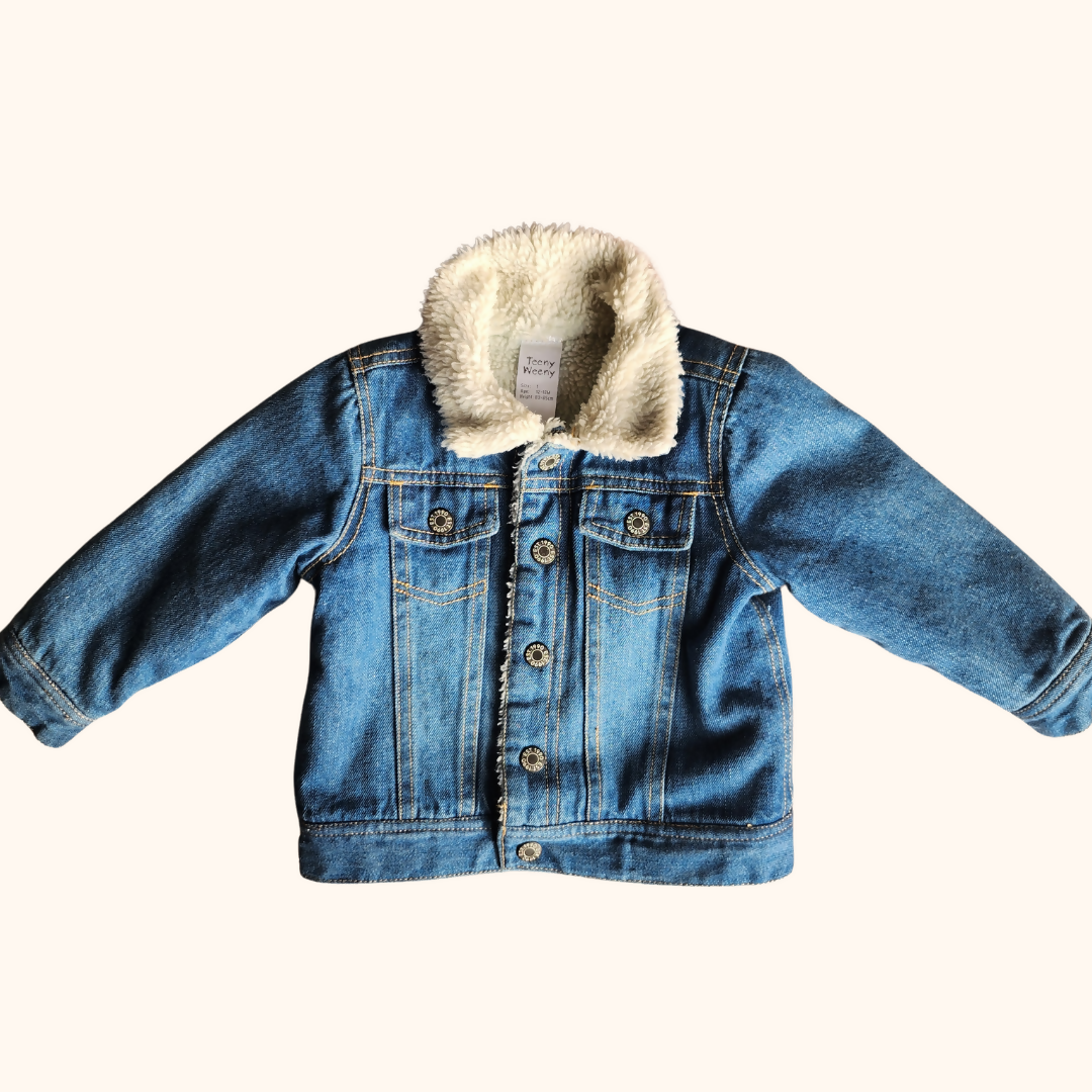 Teeny Weeny Sherpa Lined Jacket