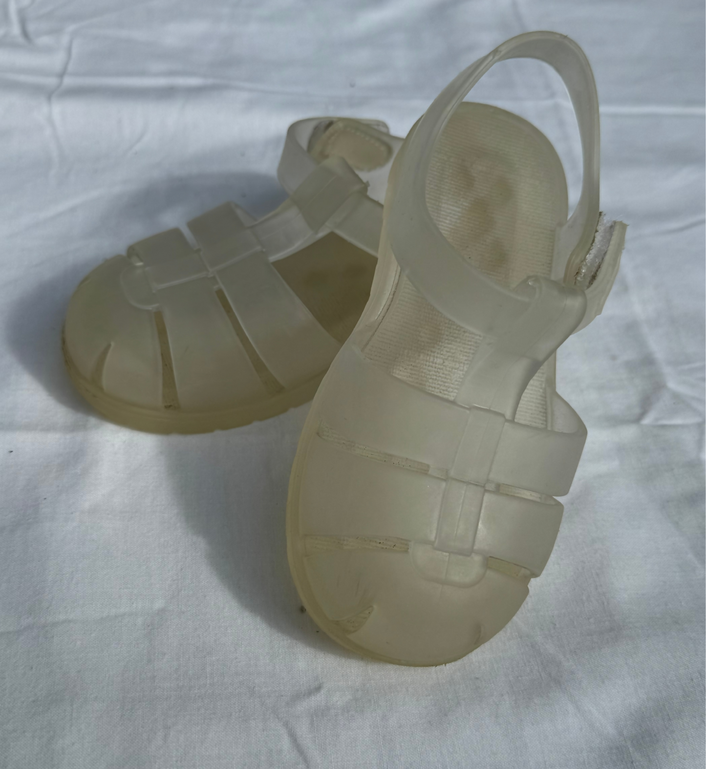 Zara Frosted Jelly Sandals